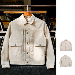 Heritage Denim Jacket – Sandstone Edition